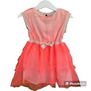 NWOT J Crew Crewcuts Neon Pink Tulle Dress size 2T